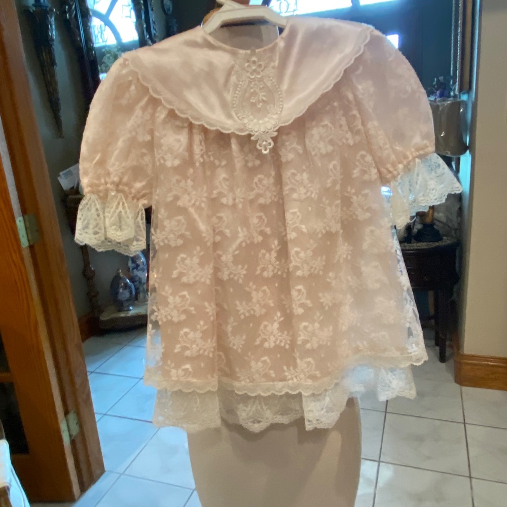 Vintage Jessica McClintock 2T lace dress